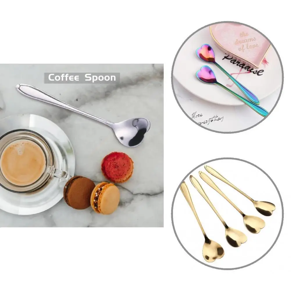 

Ergonomic Reusable Modern Style Festive Touch Coffee Spoon for Kitchen