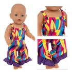 2020 Для Новорожденных Новые подходящие младенцами 17 дюймов 43 см для ухода за ребенком для мам, кукольная одежда для куклы шапка серебряные ретро платье в клетку аксессуары для малышей подарок на день рождения