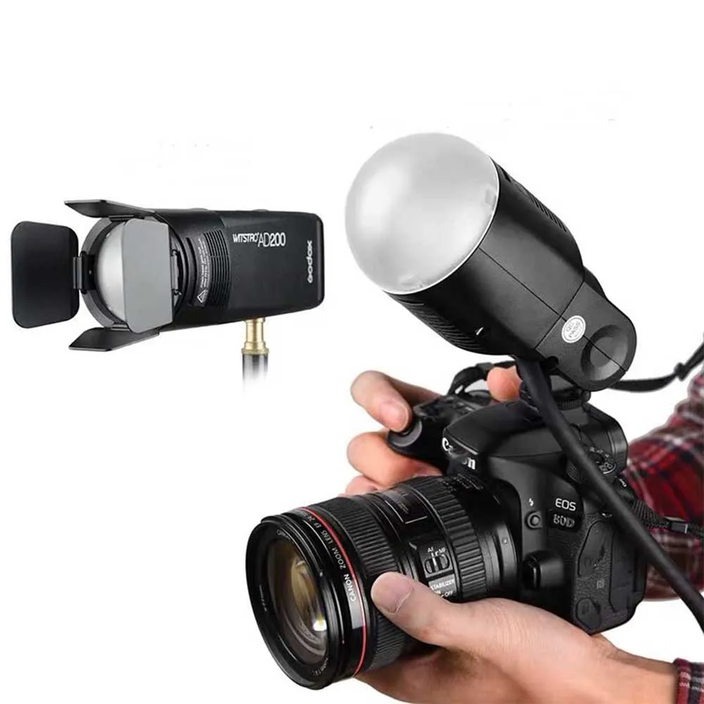 Набор деталей для вспышки AK R1 фотографий Godox AK-R1H200R AD200 V1 | Компьютеры и офис