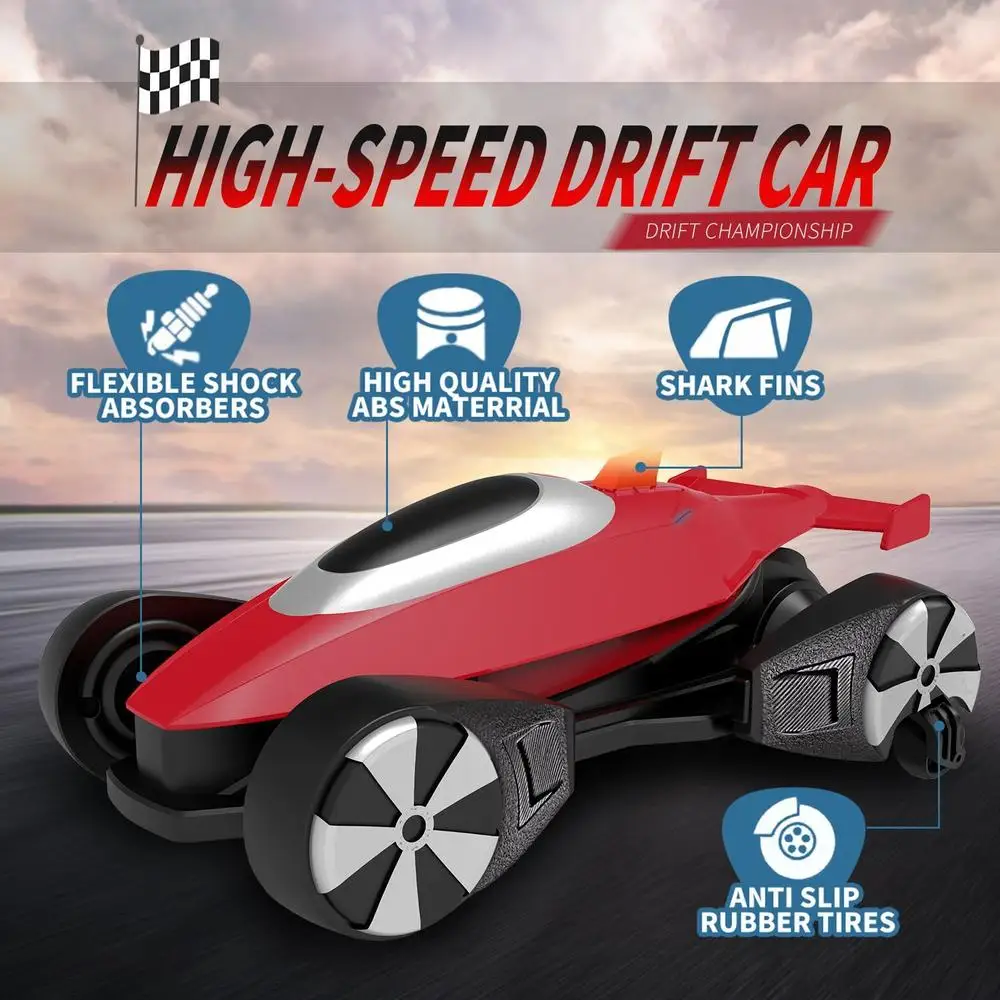 

Rc Car P-912 Drifting Remote Control Car Lateral Stunt Car 360 Degree Light Rotating Drift Car Toy