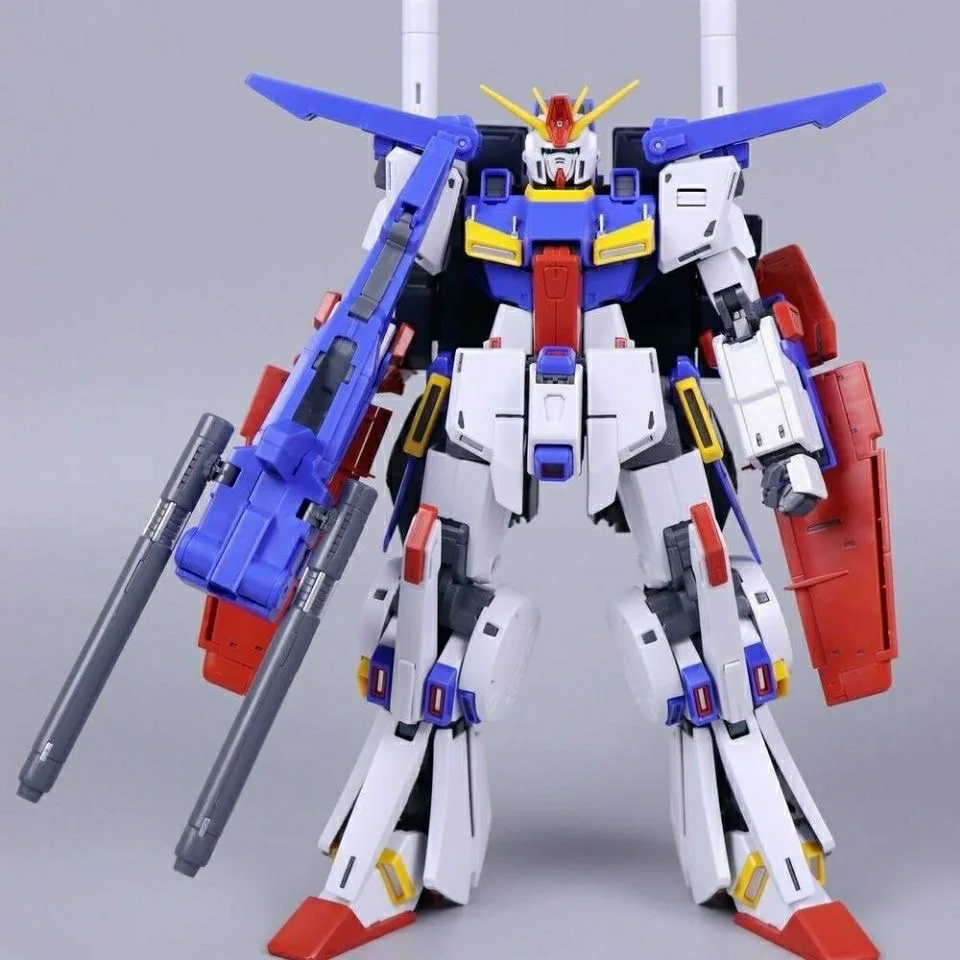 Bandai Аниме Gundan Mg 1/100 3301 Msz-010 Zz двойная Zeta мобильный костюм робот Сборная модель