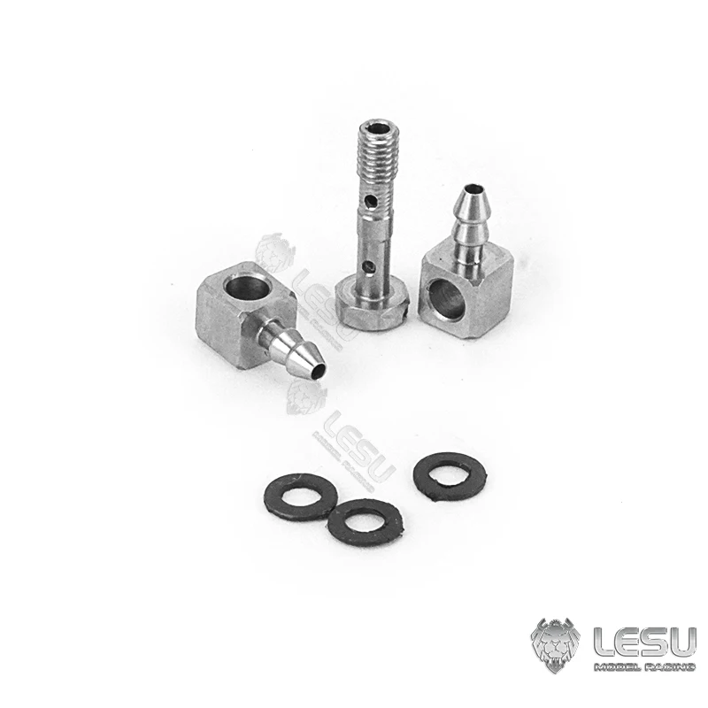 

LESU B M3 Metal Conjoined Curved Nozzle For 1/14 RC Trucks DIY Scania Benz Dumper Car Model Parts Toys for Boys TH19856-SMT3