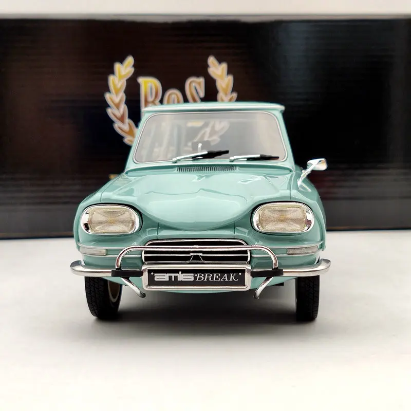С цветочным принтом BOS 1/18 для Citroen Ami 6 Break 1967 синий BOS390 Ограниченная серия