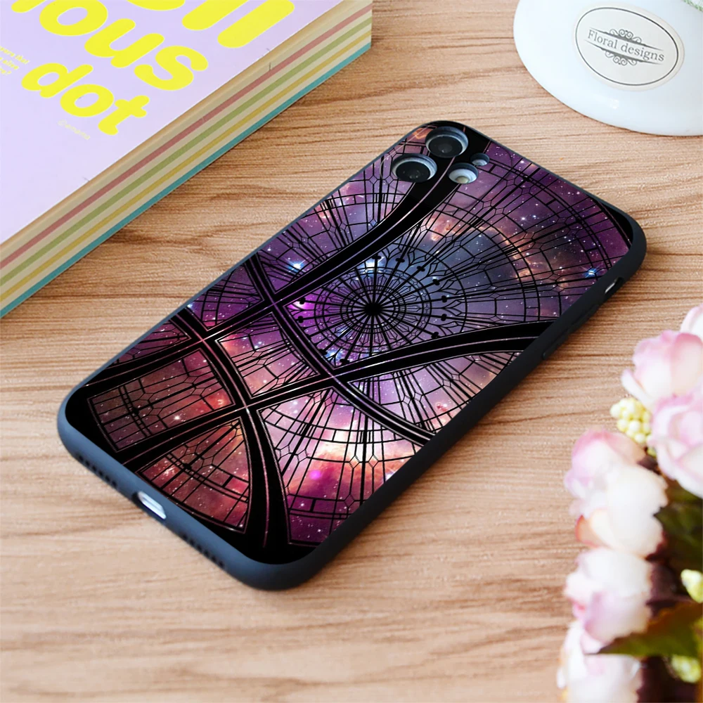

For iPhone Strange Window Print Soft Matt Apple iPhone Case 6 7 8 11 12 Plus Pro X XR XS MAX SE
