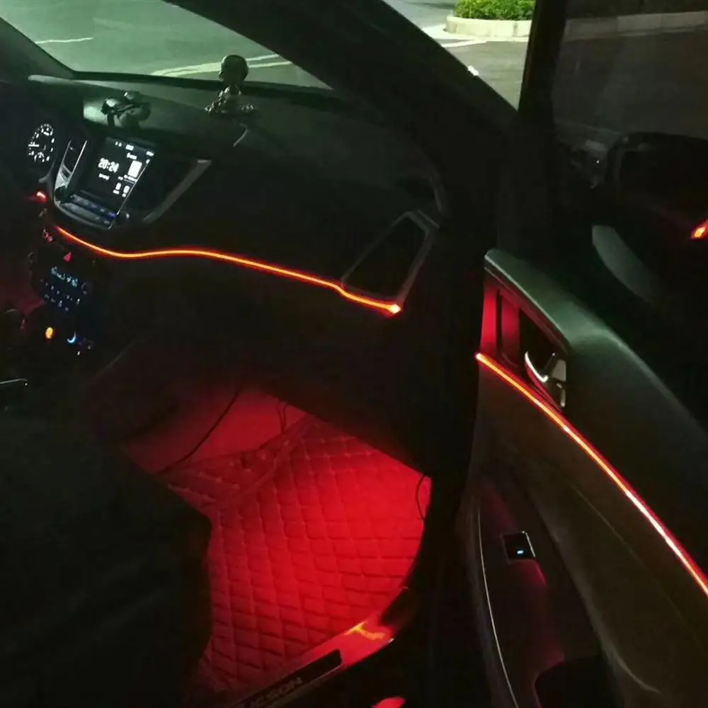 Диаметр: 2 мм Боковой светящийся волоконно оптический кабель 1 м/2 м/3 м/5 м для