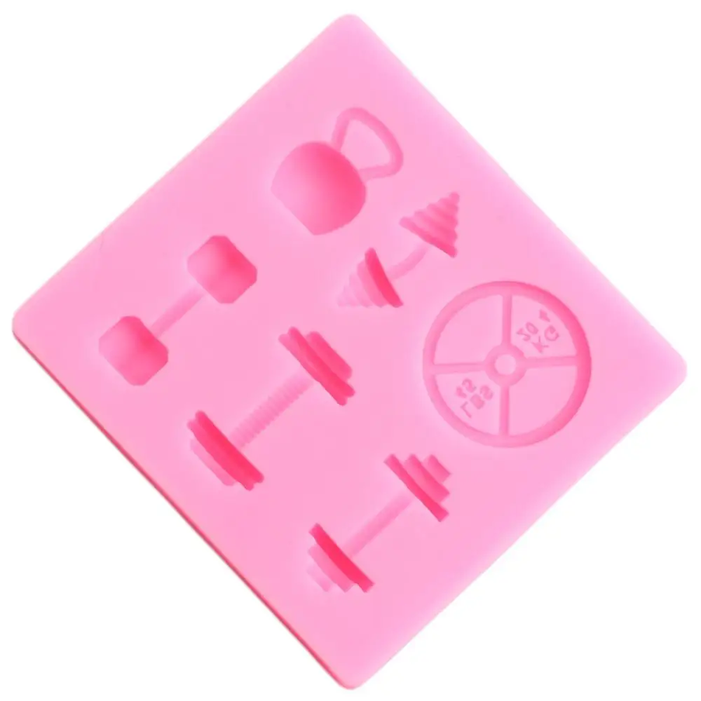 Спортивное снаряжение силиконовые формы для гантелей выстрелов помадки форма