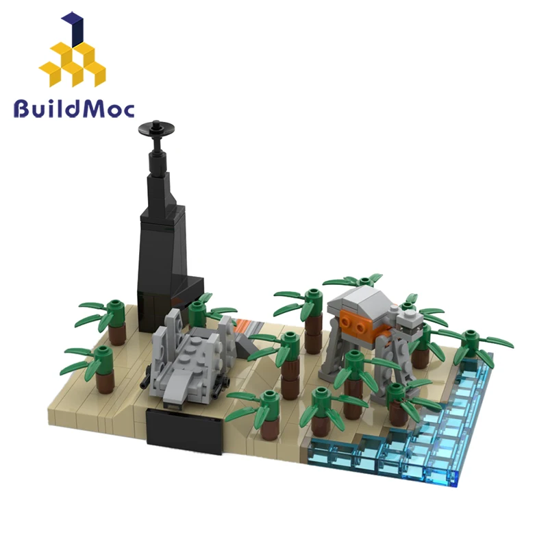 

Строительные блоки Buildmoc Звездные фильмы серия город микро скариф планета 20-й юбилейный выпуск Звезда смерти исследовательская станция игр...