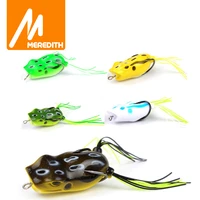 meredith popper frog 11 7g 5 3cm 5pcs frog lures soft baits for snakehead bass lures frog fishing floating topwater