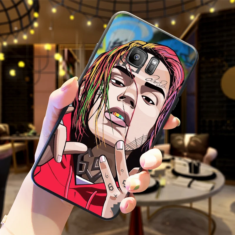 69 SixNine 6ix9ine Мягкий силиконовый чехол для телефона Samsung Galaxy S8 S9 S10 Plus NOTE 8 9 M10 M20 M30 S6 S7