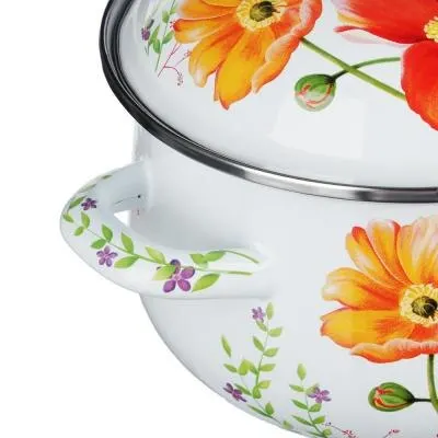 VETTA Букет Кастрюля эмалированная 18см 2 0л индукция | Дом и сад