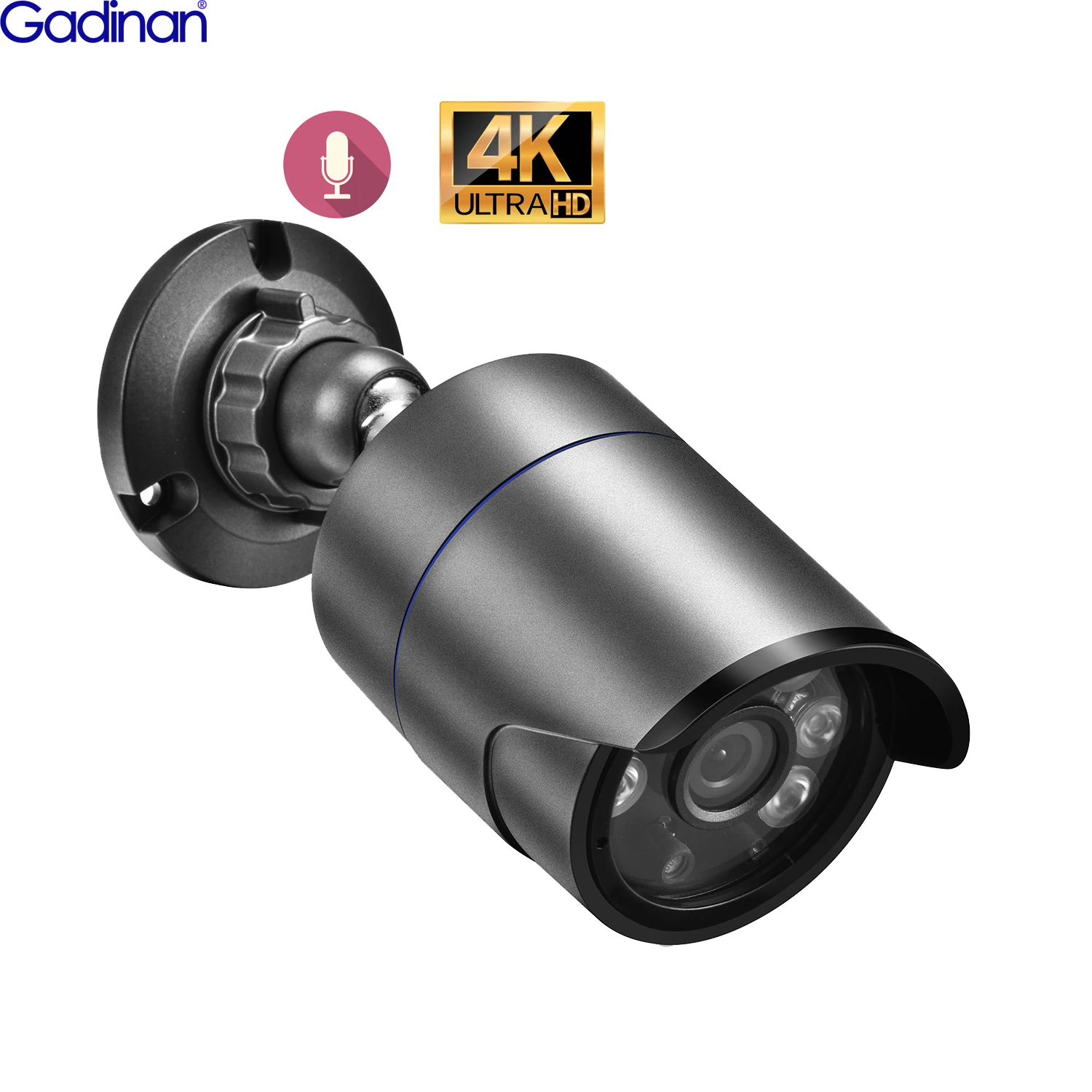 IP-Камера уличная Gadinan 4K 8 Мп 5 МП 4 | Безопасность и защита