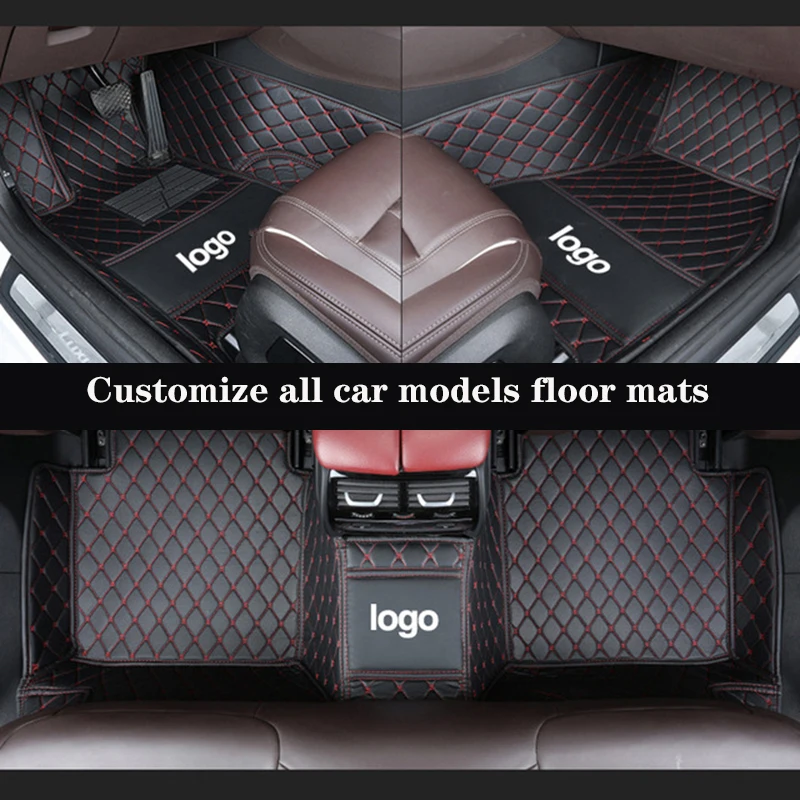 

Custom LOGO Car Floor Mat for VW GOLF Polo Passat B6 B8 Touareg Scirocco Caddy Jetta New Beetle Car Accessories Rugs