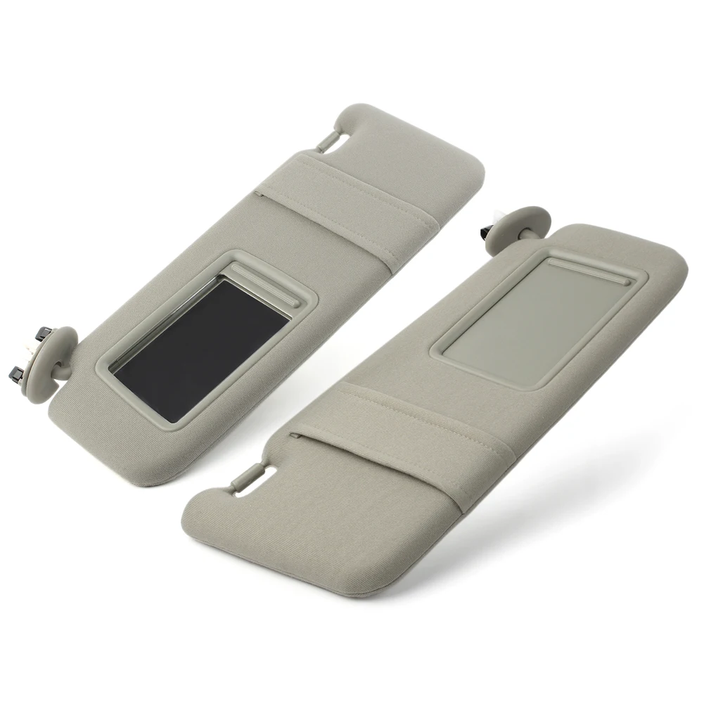 1pair Car Sun Visor Set Sunshade Shield For Toyota Camry Hybrid 2007 2008 2009 2010 2011 Right &amp Left With Vanity Light - купить по