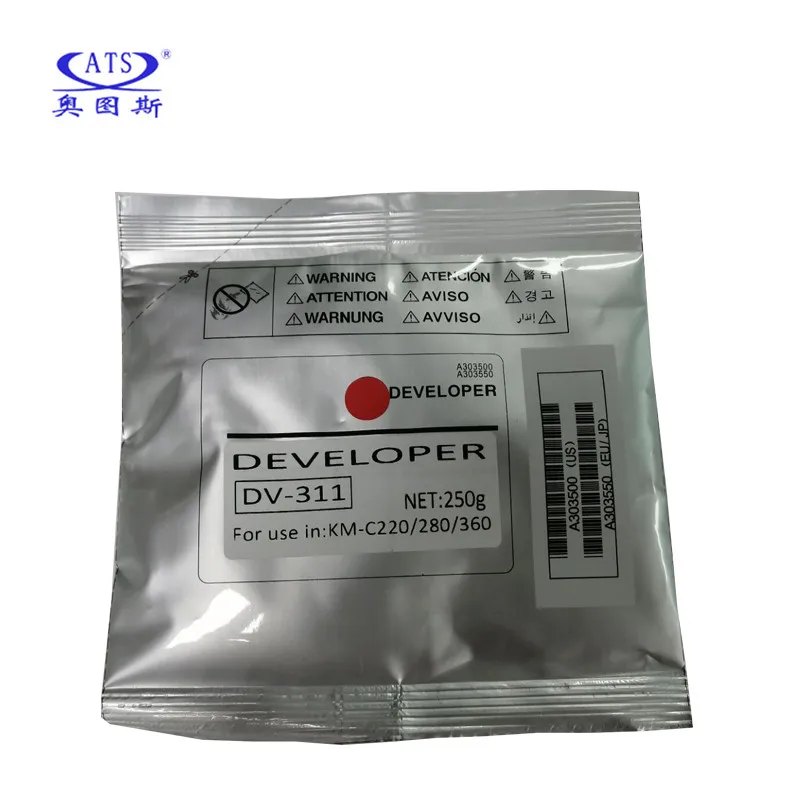 1 шт. 250 г порошок разработчика KMCY для Konica Minolta C 220 280 360 совместимый с C220 C280 C360