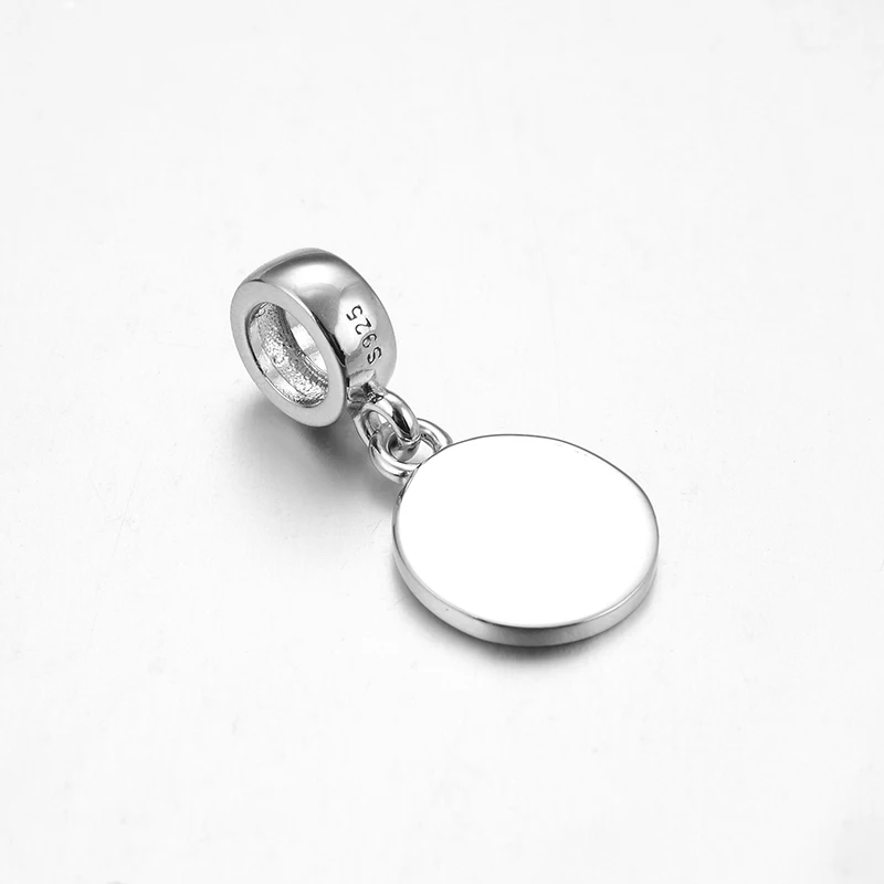 Круглые Подвески из стерлингового серебра 925 пробы с надписью Psychology Оригинальные