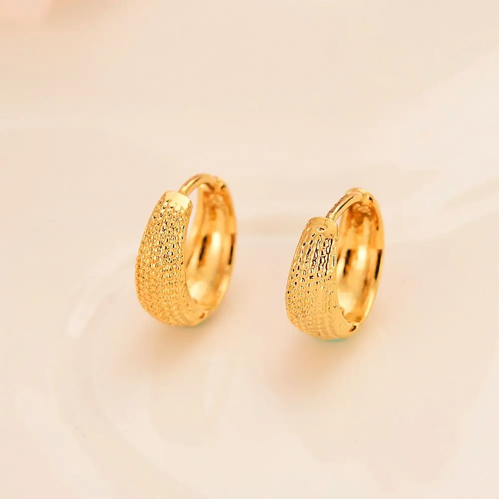 14 k Твердые Тонкие Золотые плащи Золотое кольцо серьги-кольца преувеличенные маленькие Винтажные эластичные Креветки пряжки женские серьги Подарки