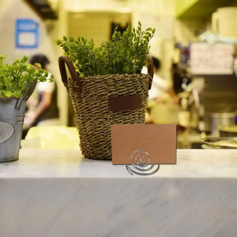 10 упаковок креативного кованого железа визитница металлические поделки папка