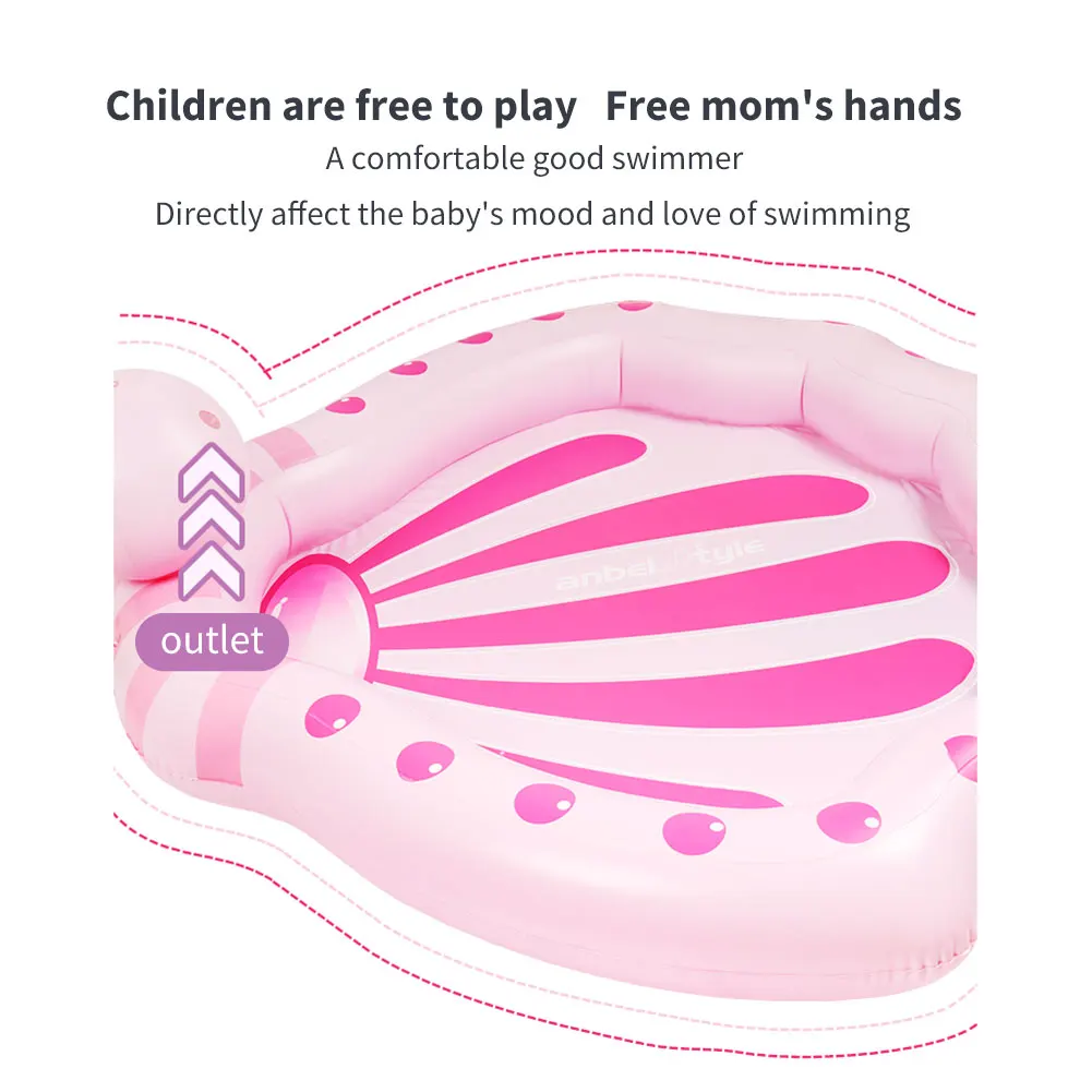 

Kids Inflatable Water Spray Pad Shell Cushion outdoor Pool Splash Mat Inflatable Cold Water Fountain Play Mat Swimming Pools