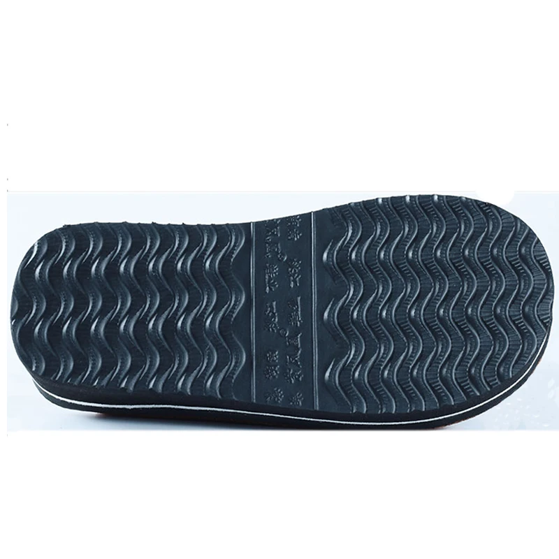 Зимние теплые бархатные Нескользящие дамские туфли на танкетке с