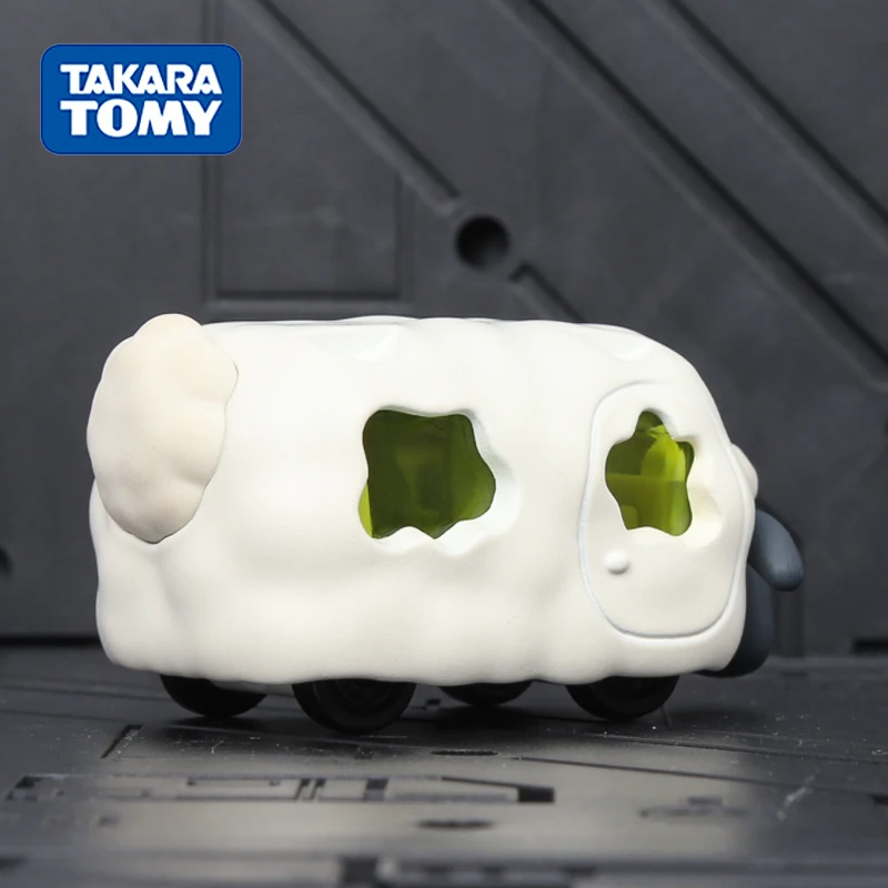 Такара Томи подлинный Шон овечка Милая Металлическая Модель автомобиля игрушки