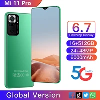 2021 global version mi 11 pro smartphone android 6 7 inch 16gb 512gb cell phone 4g 5g unlocked mobile phones telephone celulares