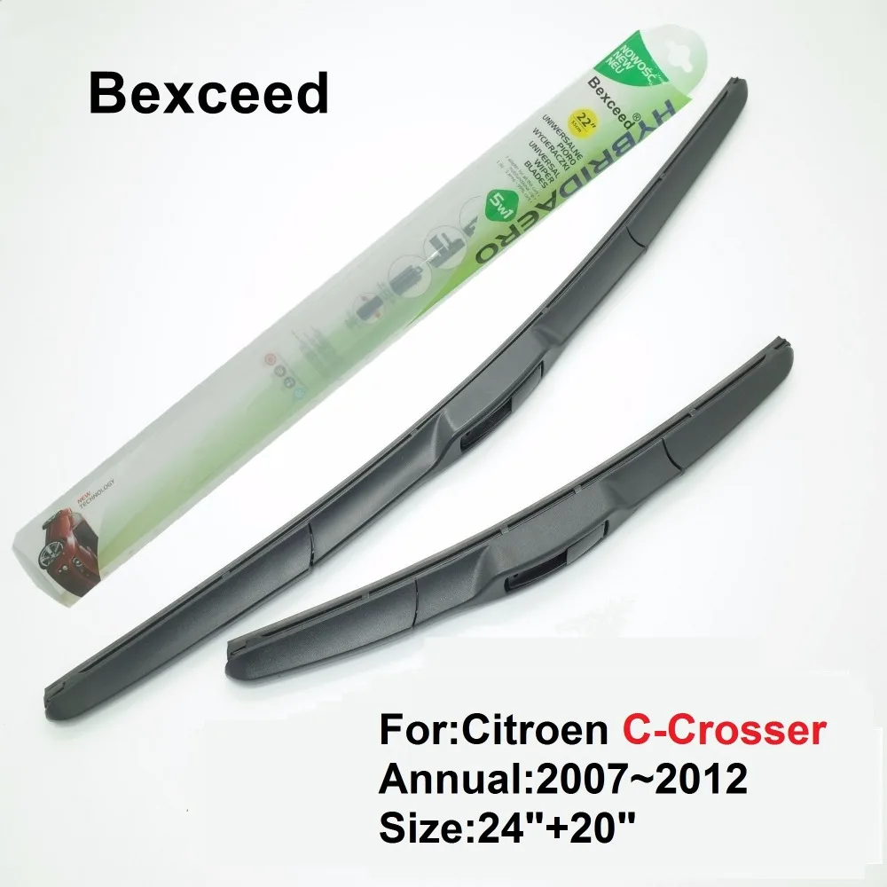 

Для Citroen C-Crosser 24 "+ 20" Bexceed всесезонного лобового стекла гибридного стеклоочистителя 2007 2008 2009 2010 2011 2012