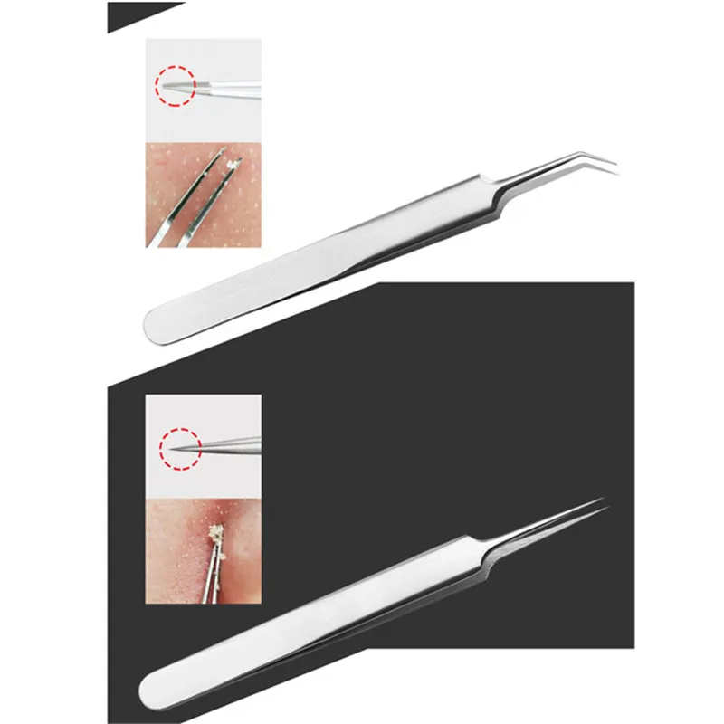 

6pcs New Remover Black Head Extractor Comedone Tool Acne Tweezer Comedo Machine Set And Brands Removal Pimple Needle Blackhead