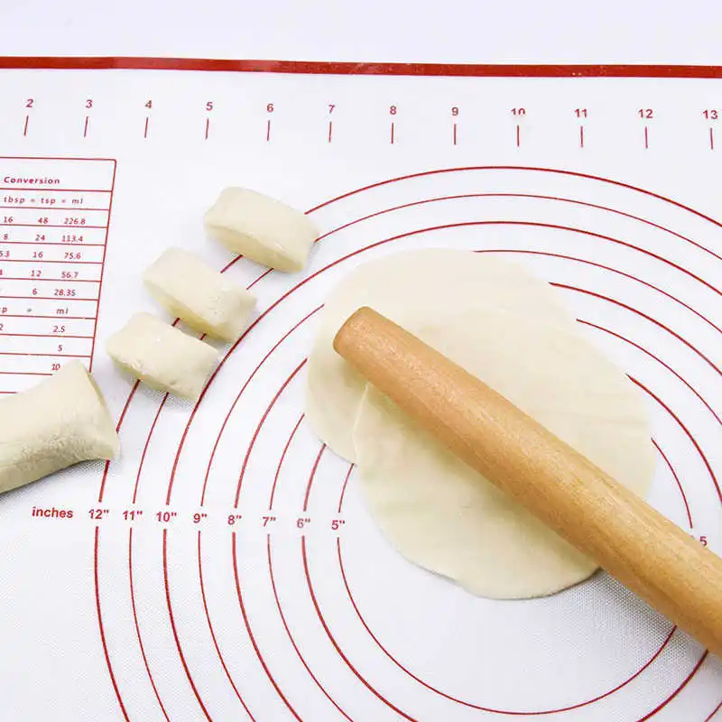 

60x40cm Silicone Dough Mat Heat Resistance Rolling Paste Flour Table Pad Cooking Tools Baking Sheet Pastry Cakes Bakeware Liner