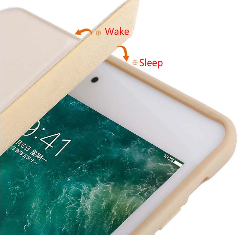 Для IPad Air 1 2 Чехол Мягкий силиконовый умный Авто Пробуждение/сон защитный чехол