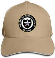 army veteran 2nd infantry division unisex trucker hats dad baseball hats driver cap