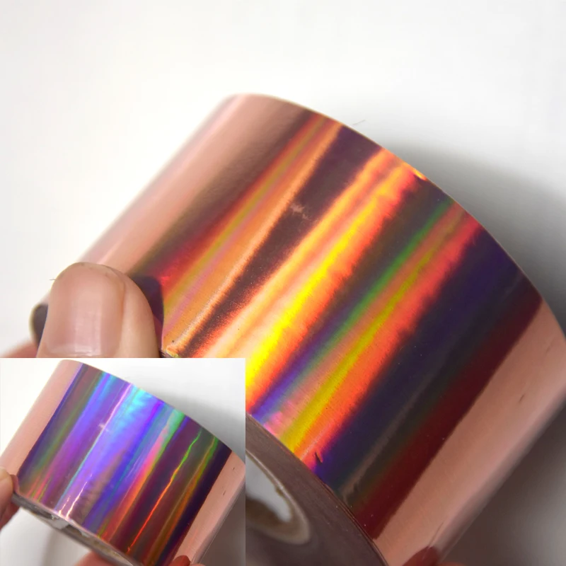 

Наклейки из розовой и золотой фольги 120 м * 4 см