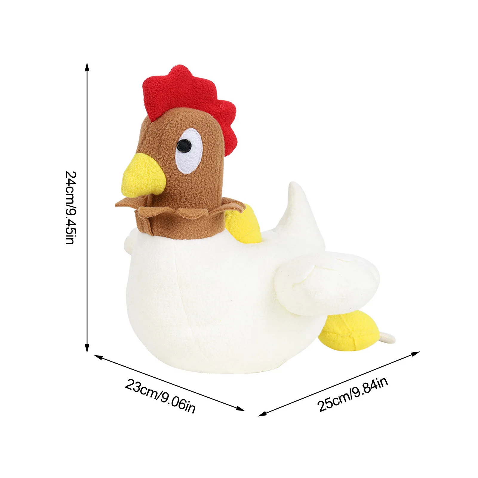 

Hen Laying Egg Snuffle Mat Dog Toys Soft Plush Doll Sound Leakage Food Training Chew Toys Decompression Anti-dismantling Dog Toy