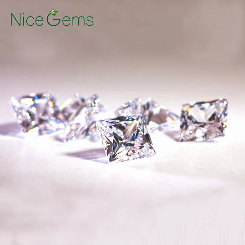 Маленький размер драгоценный камень Melee Moissanite 1 5x1 5 мм EF цвет свободный