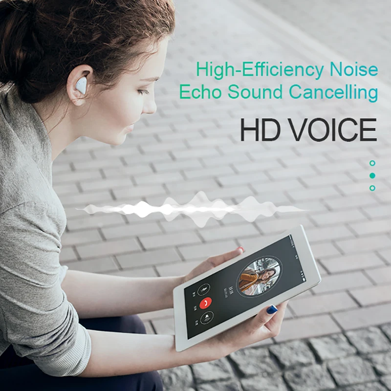 TWSearphone D011 2020 новые беспроводные наушники Bluetooth 5 0 мини спортивные Игровые 3D стерео