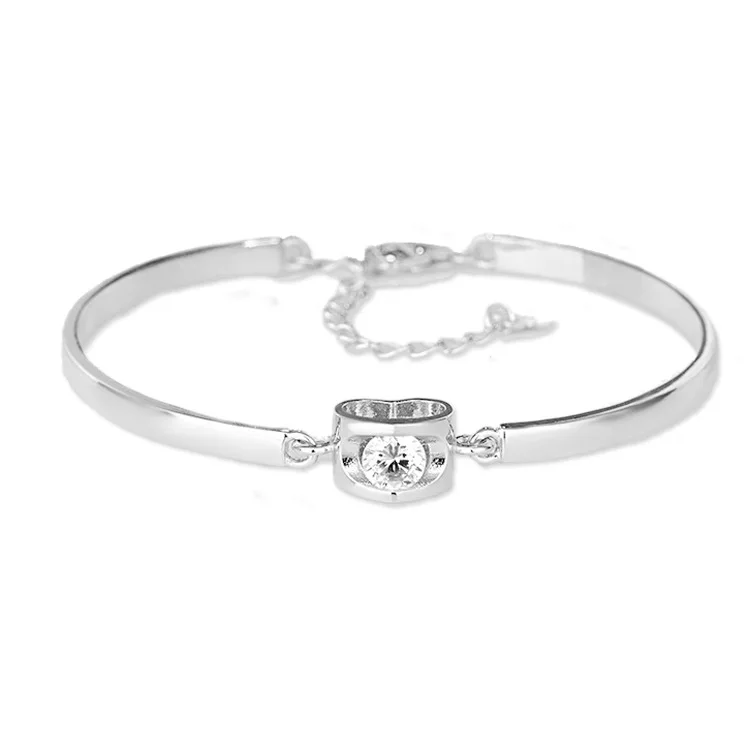 

YPD167 925 Sterling Silver Bracelet for men and women wedding engagement holiday gift