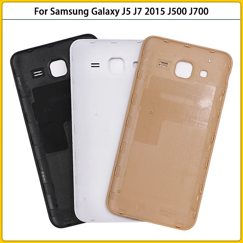 10 шт в упаковке новая J500 корпус чехол для Samsung Galaxy J5 J7 2015 J700 J500F J500H Пластиковая Крышка батарейного отсека