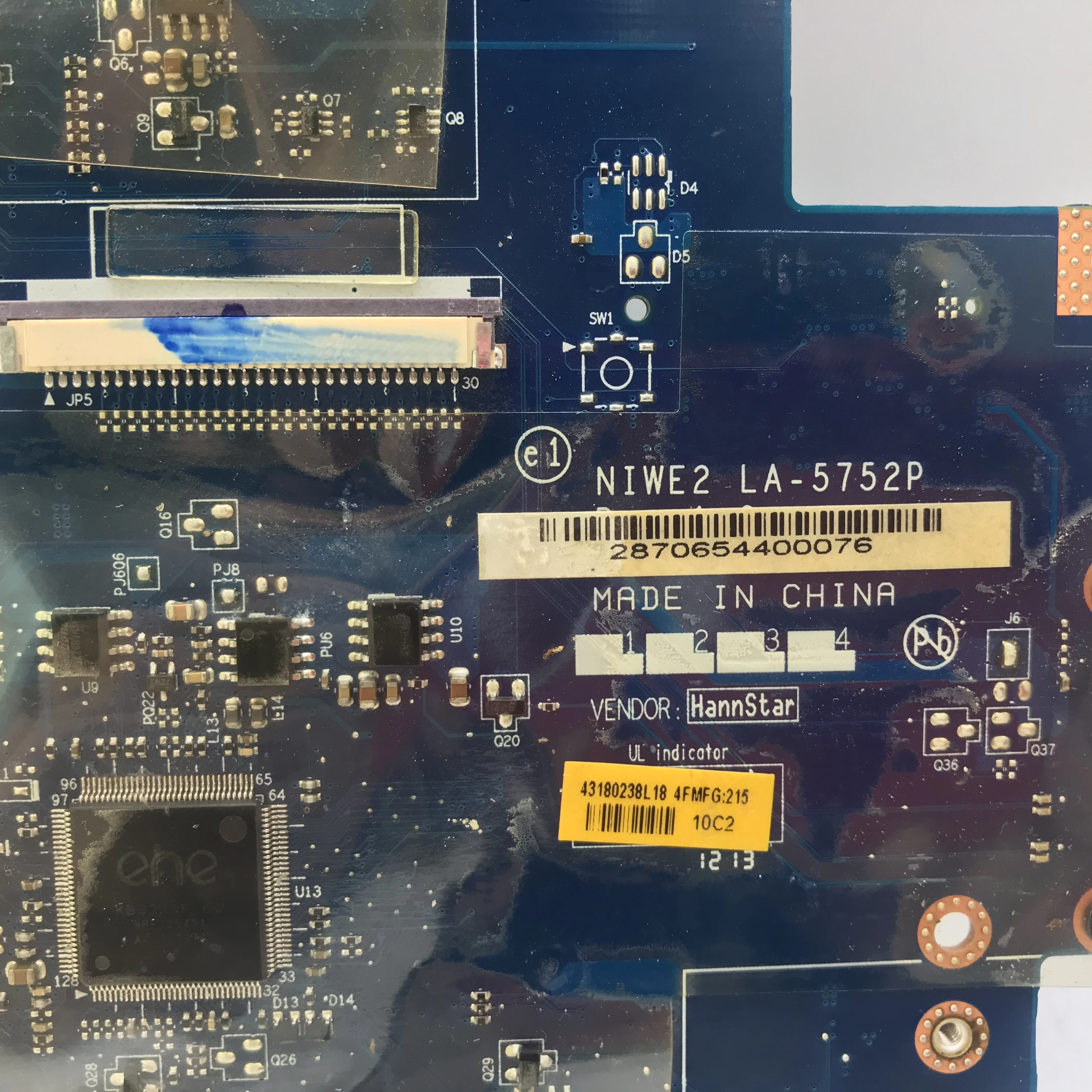 KEFU LA-5752P материнская плата для Lenovo G560 Z560 ноутбука (без порта HDMI) Тестовая |