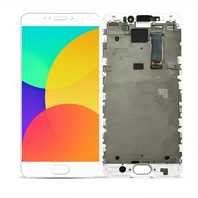 ЖК дисплей IPS качества AAA + для 5 &quotMeizu MX6 MX 6 сенсорный экран дигитайзер стеклянная