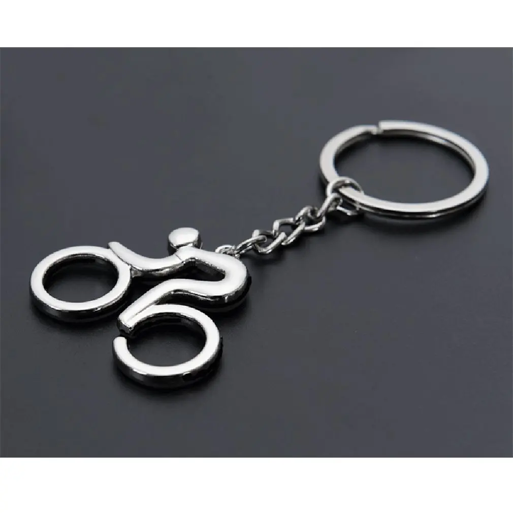 Sports Logo Key Chain Bike Running Weightlifting Football Basketball Keychain Ring Decor Accessories | Дом и сад
