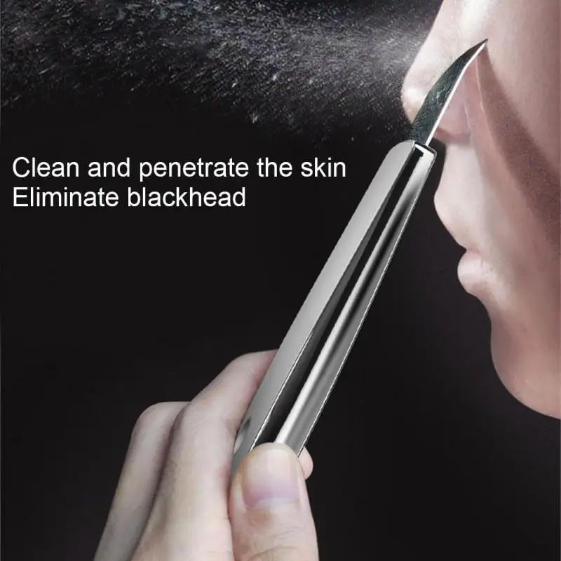 

ELECOOL Ultrasonic Skin Scrubber Deep Face Cleaning Machine Peeling Shovel Facial Pore Cleaner Face Skin Scrubber Lift Machine