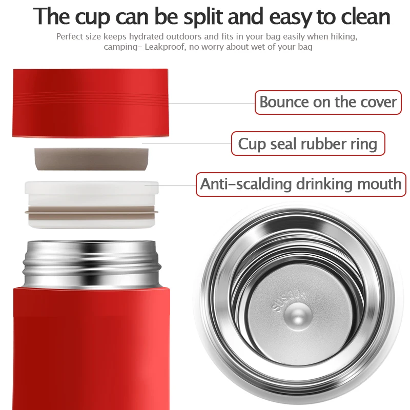 Термос с фильтром из нержавеющей стали 304|Вакуумные фляги и термосы| |