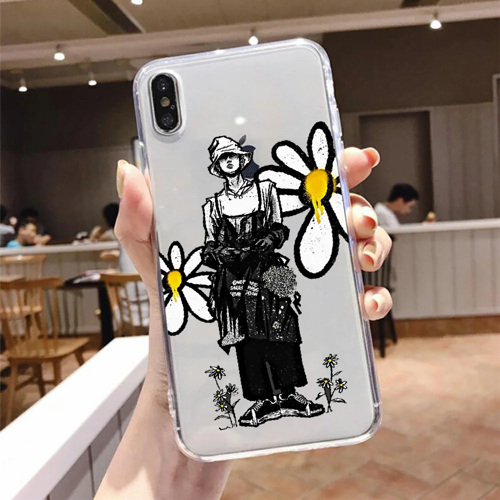 G-DRAGON PEACEMINUSONE Chrysanthemum чехол для телефона iPhone 13 Pro Max 12 Mini 11 SE2020 6 6S 7 8 Plus XS X XR