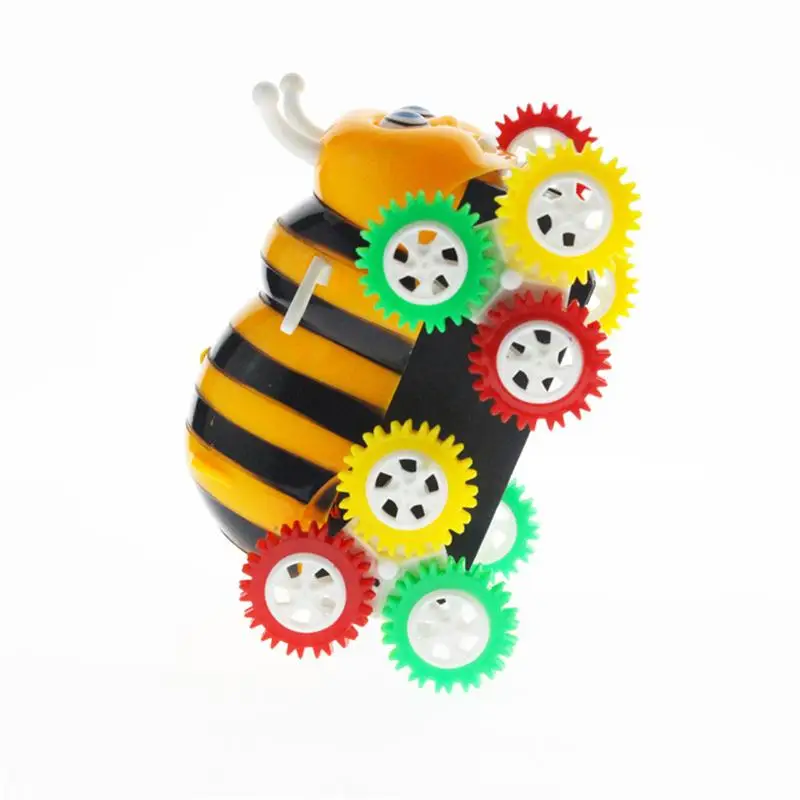 

High Quality Amazing Kids Cute Funny Gifts Electric Colorful Cartoon 12 wheels Bee 360 Degree Tumbling Car Toy