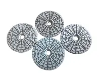 7Pieces 4 Inch Diamond Wet Polishing Pad Abrasive Sheet Disc For Grinding Cleaning Granite Stone Concrete Marble Ceramic Tile
