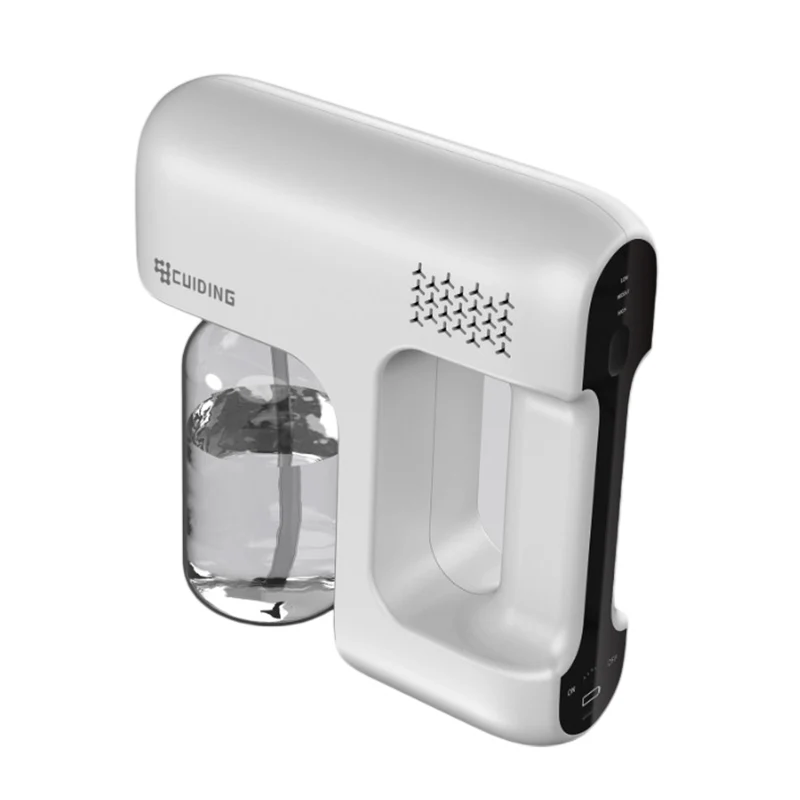 

Cordless Nano Atomization Fogger Machine Blue Light Nano Battery Disinfection Gun Hair Nanos Steam Spray Guns Household Sprayer