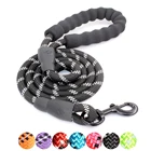 Нейлоновый Поводок для собак прочная веревка для прогулок и бега с щенками аксессуары для маленьких и средних питомцев поводок для собак ошейник для собак