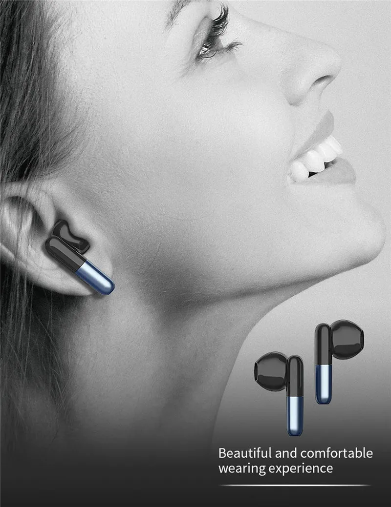 

TWS J28 Bluetooth Headphones Wireless Earphone Gaming Headset With Touch earbuds For Popsocket All Smartphone Xiaomi Huawei