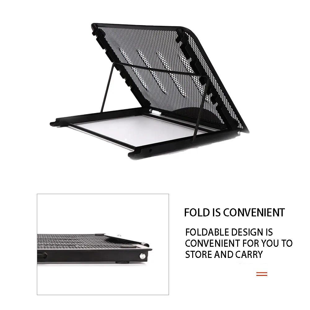 portable laptop stand metal foldable notebook support laptop base macbook pro holder adjustable bracket computer accessories free global shipping