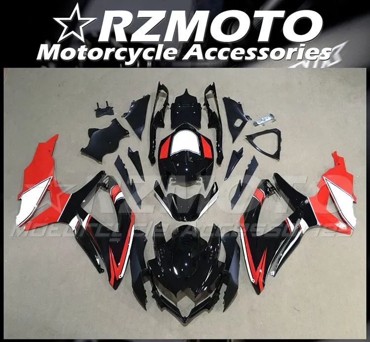 

Injection New ABS Whole Fairings kit Fit for Suzuki GSX-R 600 750 K8 2008 2009 2010 08 09 10 Bodywork set Red black