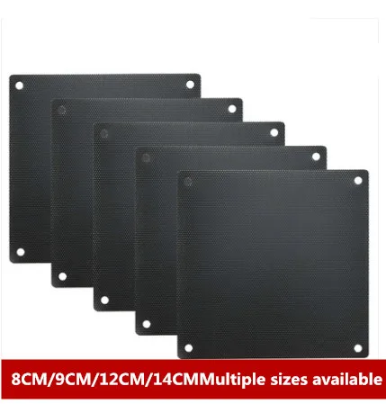 

Вентилятор шасси для ноутбука, пылезащитная сетка из ПВХ, аксессуары, настольный хост-фильтр 8 см/9/12/14 см